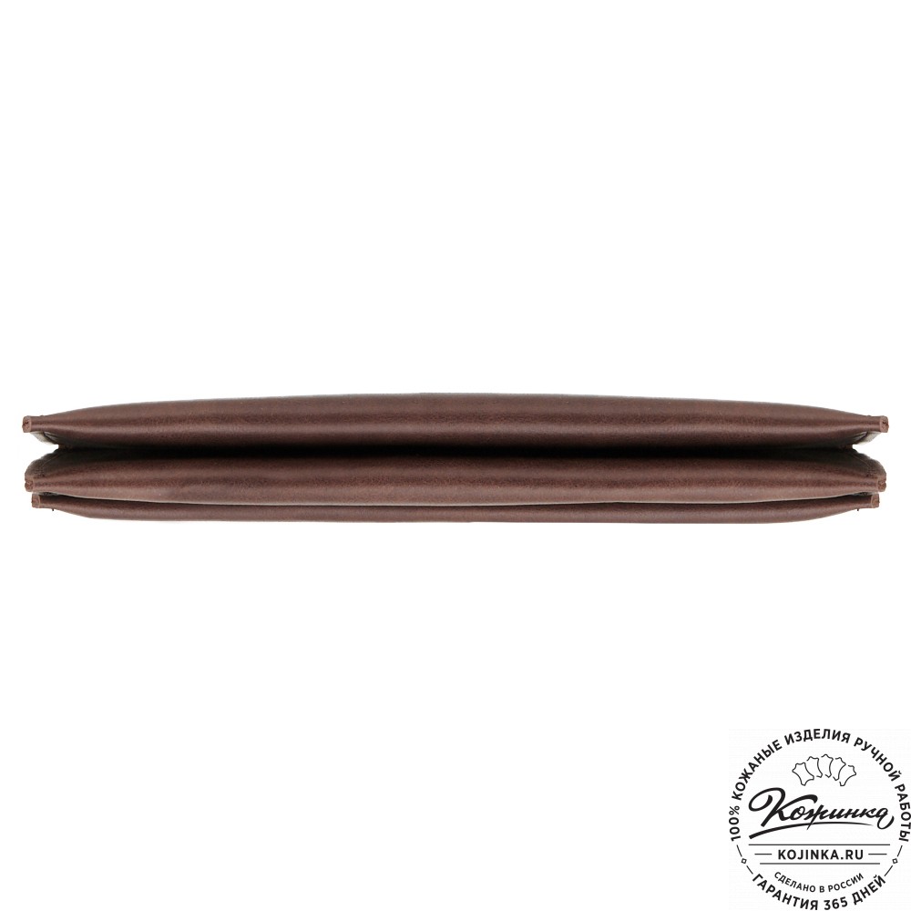 Кожаное портмоне "Манхэттен" (коричневое)